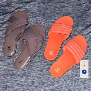 Women's Slide Sandals Duo